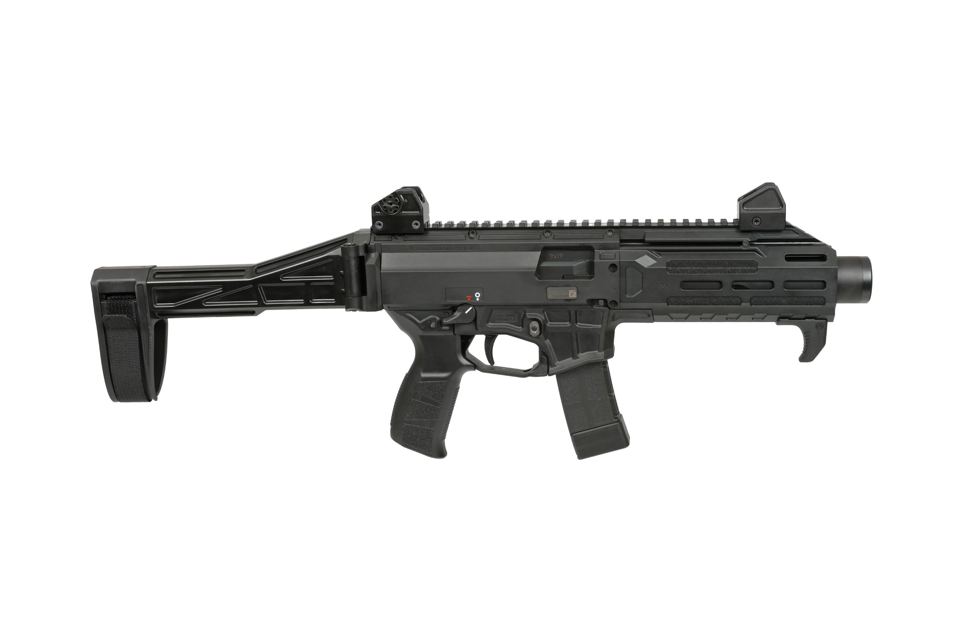 CZ Scorpion 3+ Pistol 9mm 7.8" 20+1 SB ADJUSTABLE SIGHTS