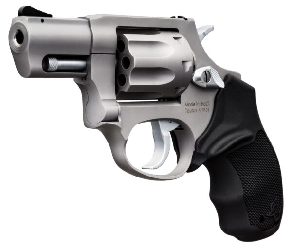 Taurus 2942M029UL 942 Ultra-Lite 22 WMR 8rd 2" Matte Stainless Finish Barrel, Matte Stainless Finish Cylinder, Stainless Anodized Finish Aluminum Frame & Finger Grooved Black Polymer Grip