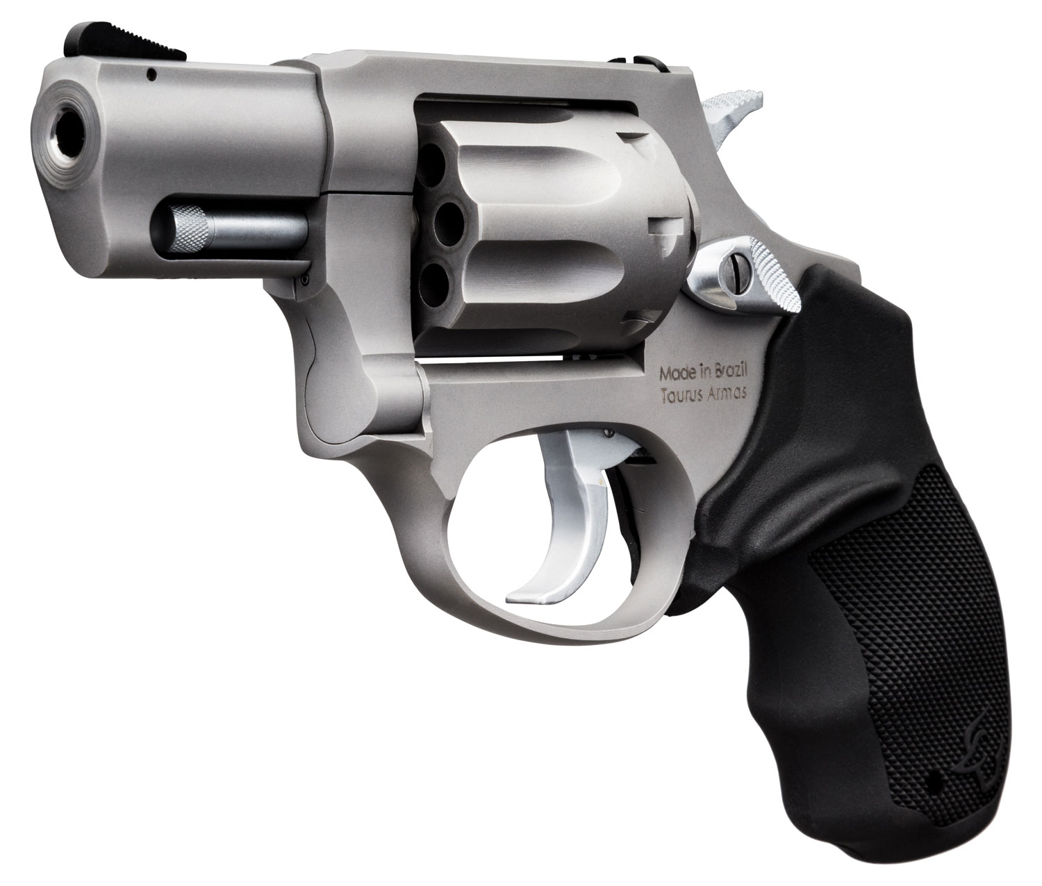 Taurus 2942M029UL 942 Ultra-Lite 22 WMR 8rd 2" Matte Stainless Finish Barrel, Matte Stainless Finish Cylinder, Stainless Anodized Finish Aluminum Frame & Finger Grooved Black Polymer Grip