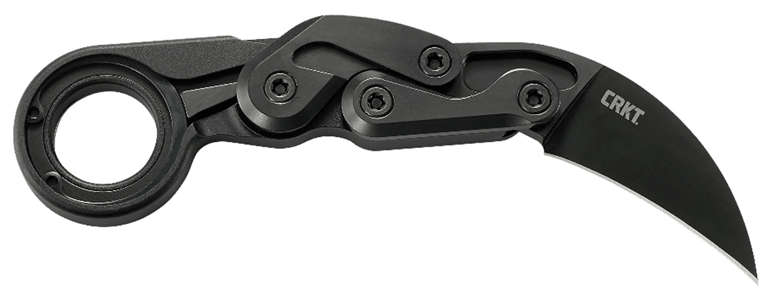CRKT 4042 Provoke First Responder 2.41" Folding Plain Black TiN D2 Steel Blade/Black Aluminum Handle Includes Sheath