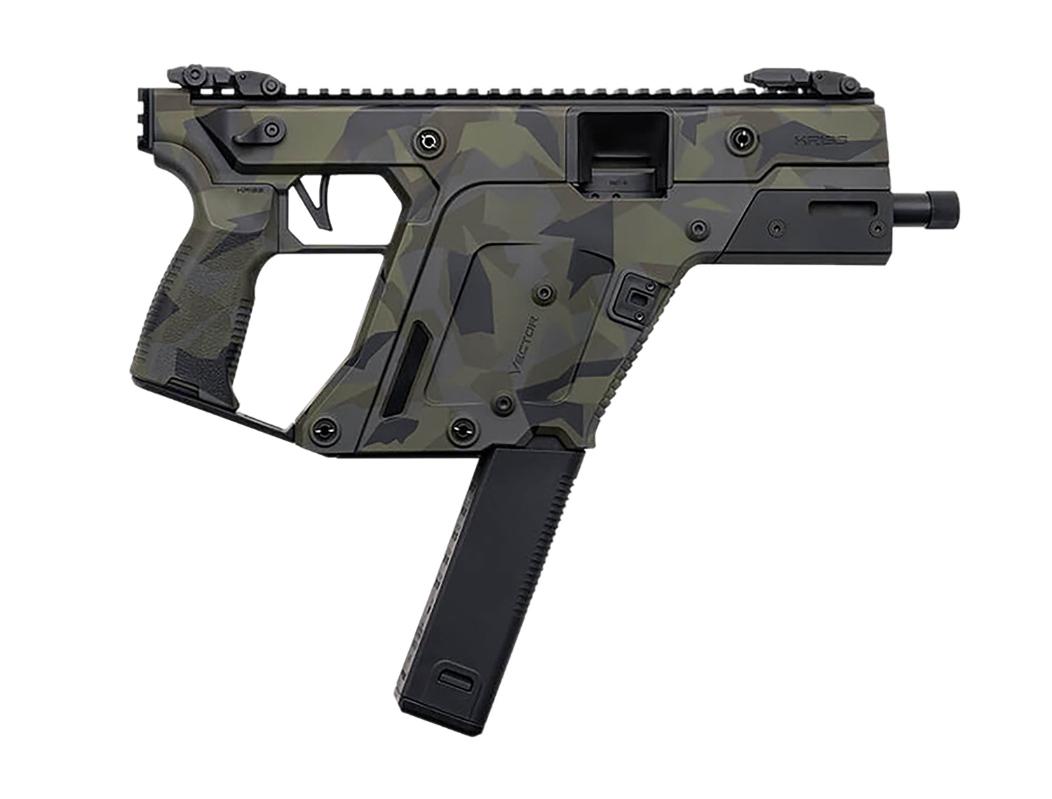 Kriss USA KV103PWD00 Vector SDP Gen3 10mm Auto 33+1 5.50" Black Nitride Threaded Barrel, M-LOK Handguard, Picatinny Rail Receiver & Rear, Black Polymer Grip, Ambidextrous, Glock Mag Compatible