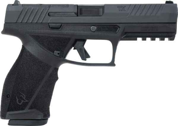 Taurus  TX 9  Full Size 9mm Luger 10+1 4.50" Black Barrel, Black Nitride Alloy Steel Optic Ready/Serrated Slide, Black Stainless Steel Frame w/Picatinny Rail, Interchangeable Backstrap Grip