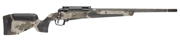 Savage Arms 32714 110 UltraLite Pro Full Size 300 WSM 3+1 20" Carbon Fiber Barrel, Savage Woodland Camo Accufit V2 Synthetic Stock, Right Hand