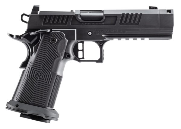 Alpha Foxtrot AA39X4CIG-XDBK13 AF1911 Romulus 45 ACP 13+1 4.25" Black DLC Stainless Steel Threaded Compensated Barrel, Optic Ready/Serrated Slide & Frame w/Beavertail & Picatinny Rail, RMR/RMSc Footpr