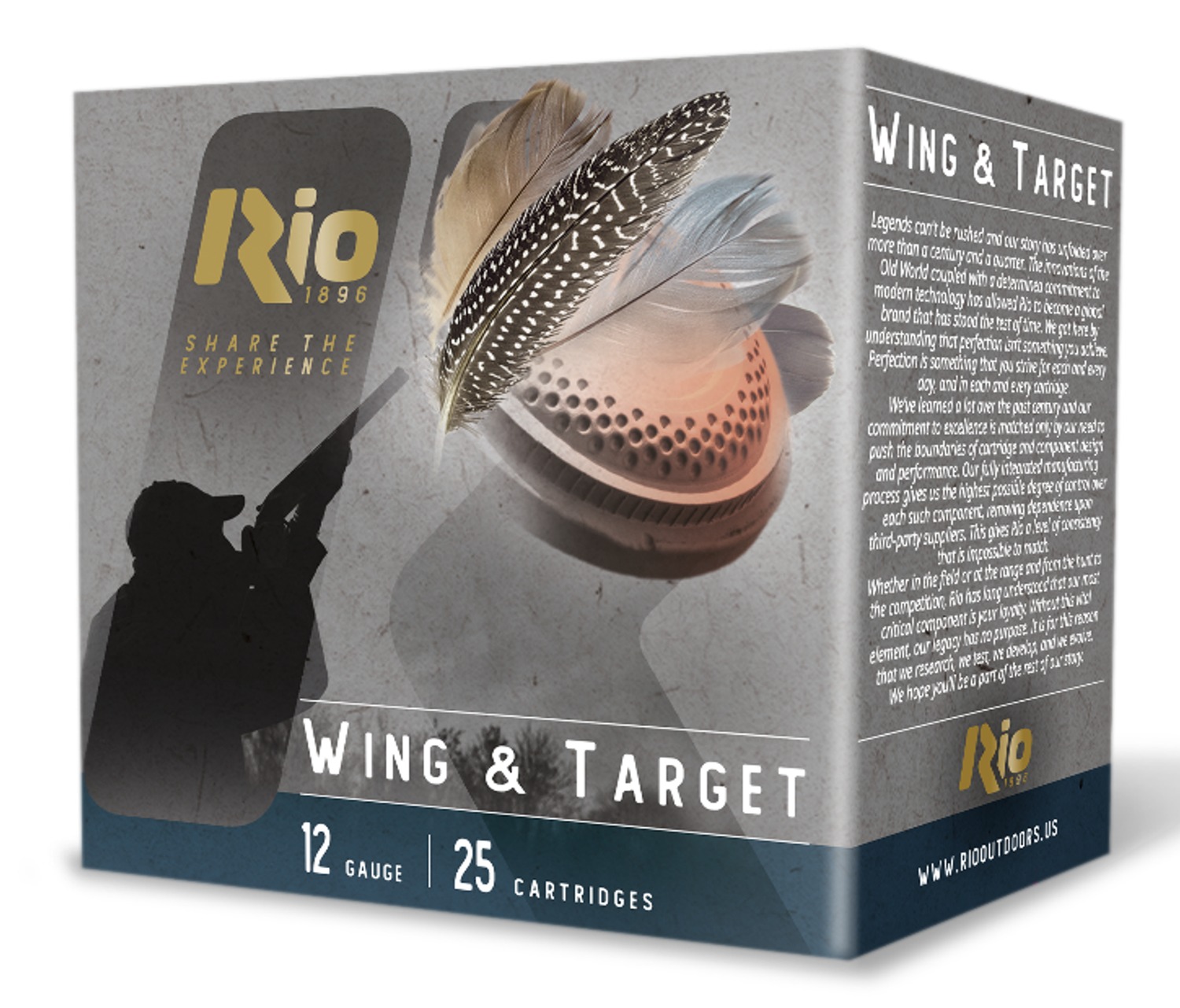 RIO WT2810075 WING&TARGT 12G 2 3/4 1   7.5   100/2