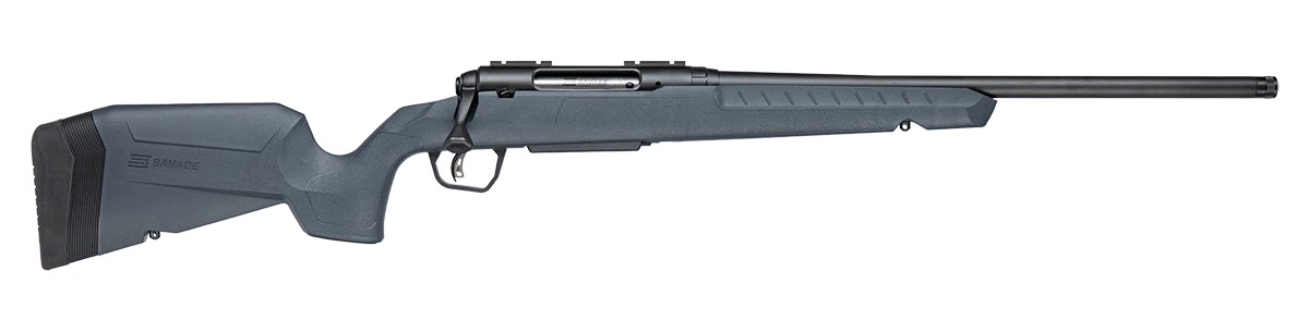 Savage Arms 33128 Axis 2 7mm-08 Rem 4+1 20" Matte Black Carbon Steel Threaded Barrel, Drilled & Tapped Receiver, Gray Fixed w/Pistol Grip Synthetic Stock, Right Hand