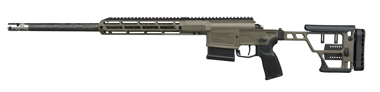Sig Sauer CROSS Sawtooth 22 Creedmoor Rifle, Moss Green