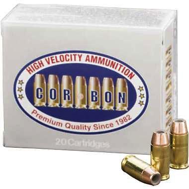 Corbon Self-Defense JHP Handgun Ammunition .380 ACP 90 gr JHP 1050 fps 20/ct