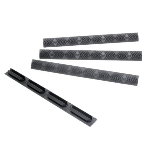 Ergo Modular Wedgelok Rail Covers Graphite Grey 4/ct