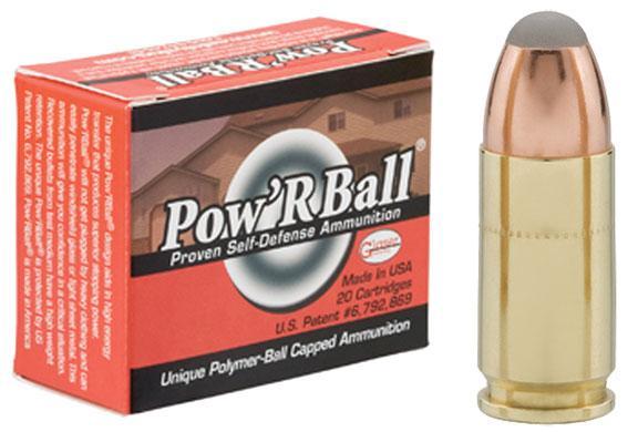 Glaser Pow'RBall Handgun Ammunition  9mm Luger 100 gr JHP 1475 fps 20/ct