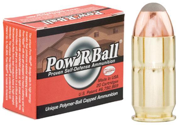 Glaser Pow'RBall Handgun Ammunition  .45 ACP 165 gr JHP 1225 fps 20/ct
