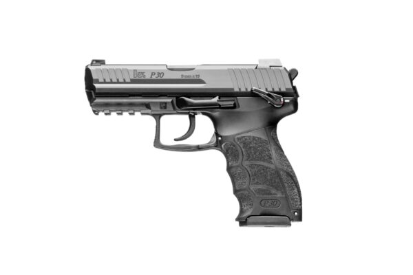 H&K P30 V3 Handgun 9mm Luger 15rd Magazines(2) 3.85" Barrel DA/SA trigger and Manual Decocker