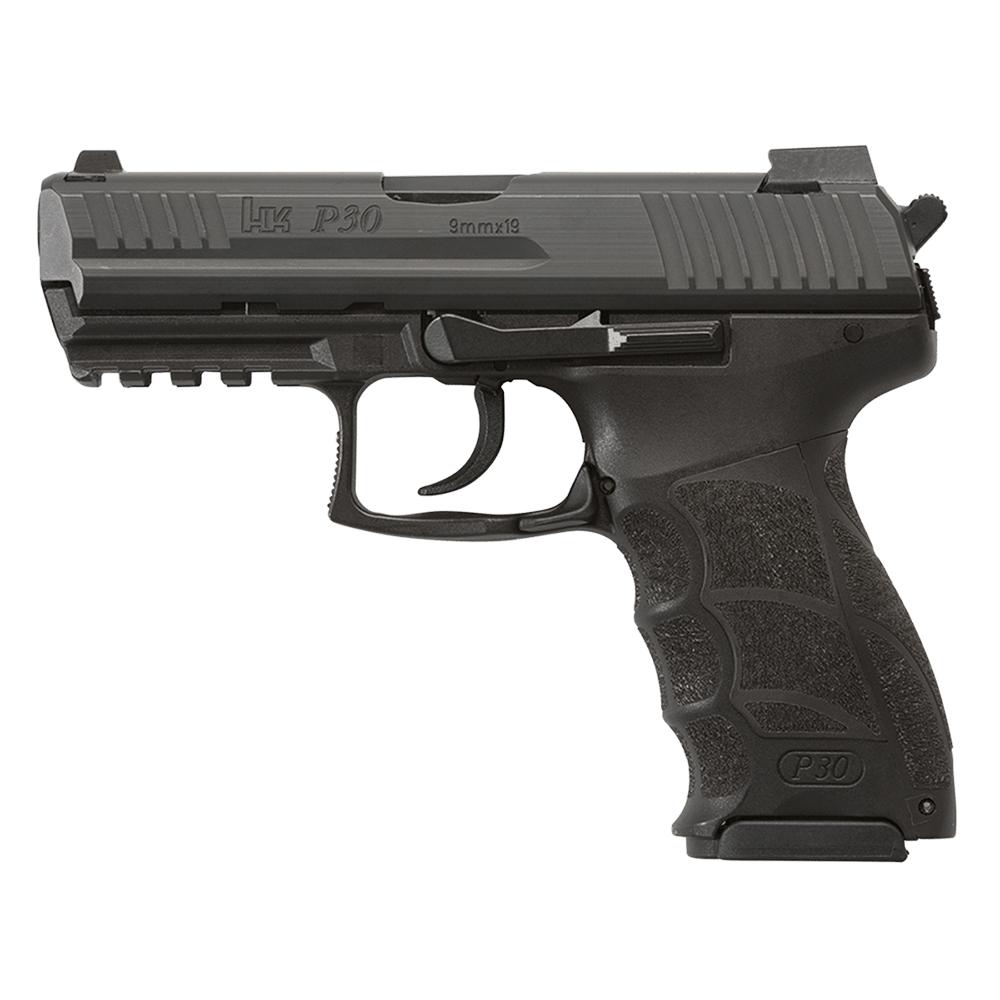 H&K P30 Handgun 9mm Luger 10rd Magazines(2) 3.85" Barrel DA/SA V3 Rear Decocker Button