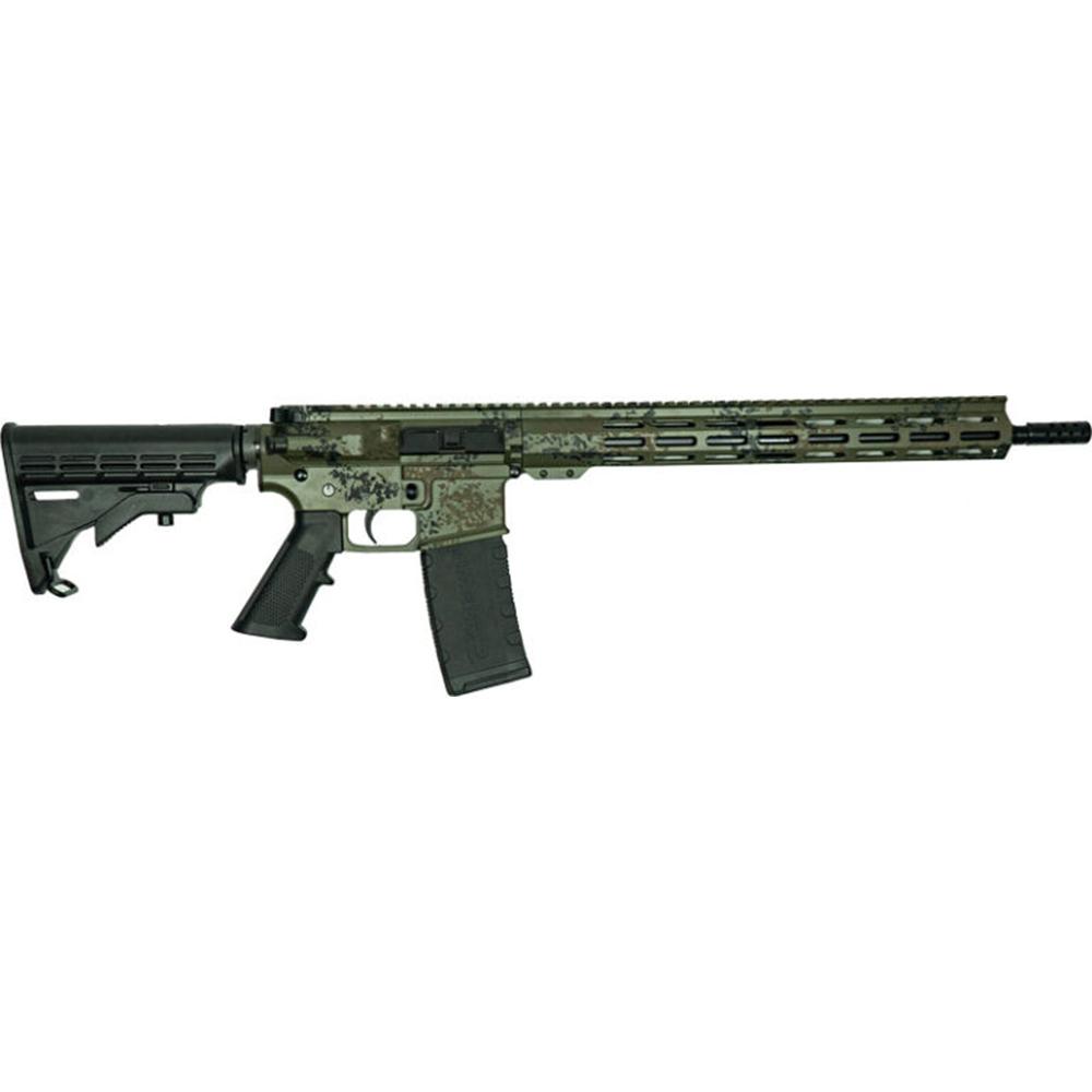 Great Lakes AR-15 Rifle .223 Wylde 30rd Magazine 16" Barrel Lichen Green with 5 OTF 3-1/2" Blade Knives