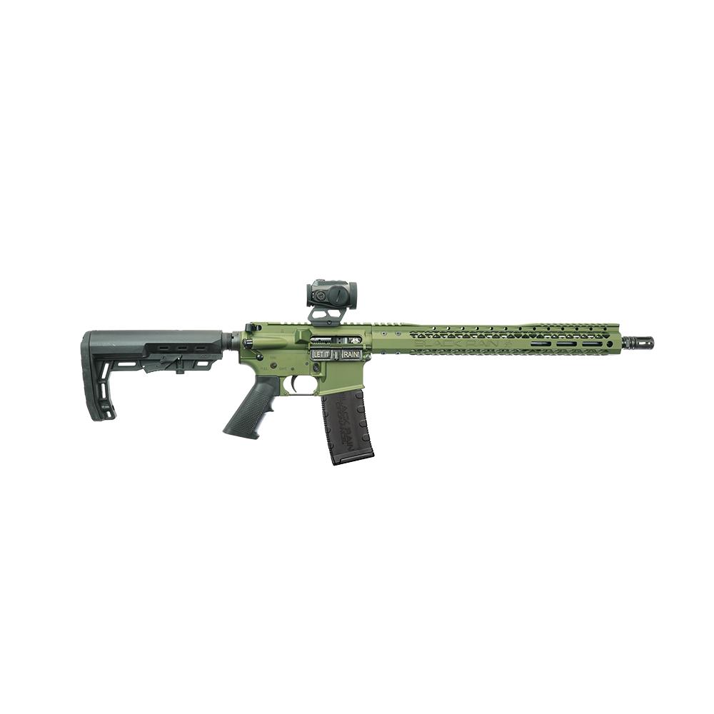 Black Rain Ordnance BRO Spec 15 Rifle with Zerotech Trace Red Dot - 5.56mm, Bullfrog Finish