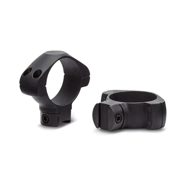 Konus 2-Piece Steel Riflescope Rings for Airguns & .22 Rails 30mm Low Black