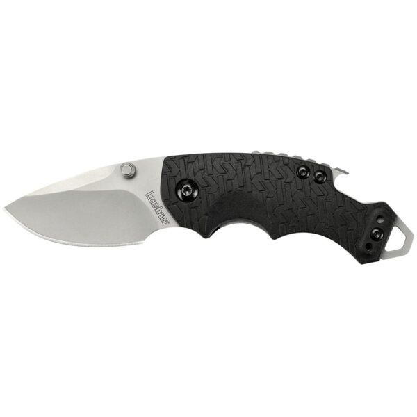 Kershaw Shuffle Folding Steel Knife 2-1/4" Drop Point Blade Black Handle