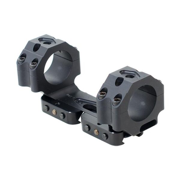 MPA Bolt Action Scope Rings 30mm 1.250" Height Black