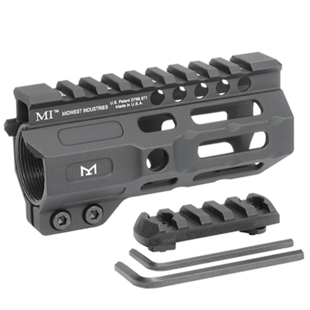 Midwest Industries One Piece Combat Rail Free Float Handguard 4.5" M-LOK