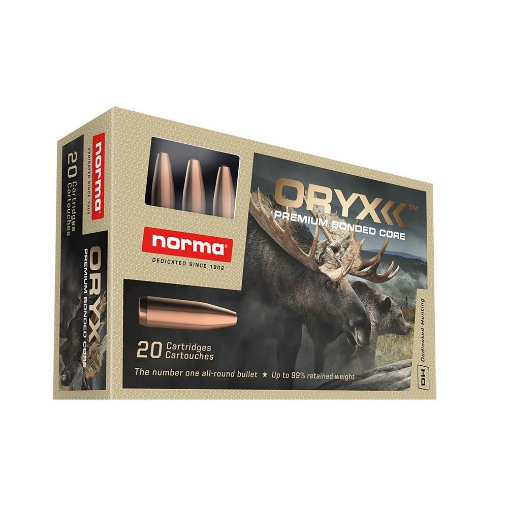 Norma ORYX Rifle Ammunition 7mm Rem Mag 170gr JSP 2887 fps 20/ct