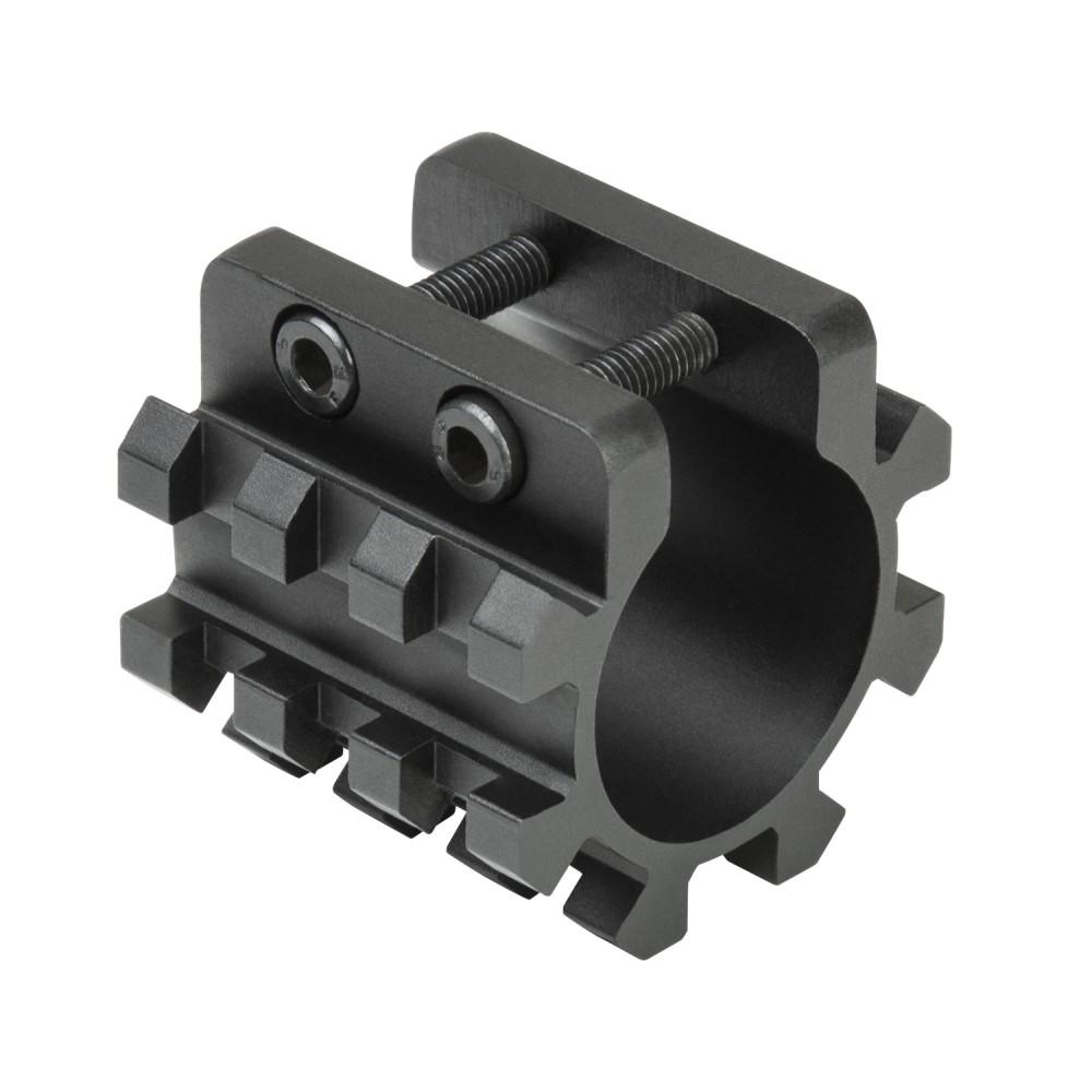 NcStar 12 ga Shotgun Tri-Rail Weaver Style Mount for 1" Mag Tube