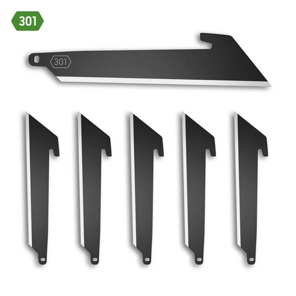Outdoor Edge 3.0" Utility Blade Pack Black 6/ct