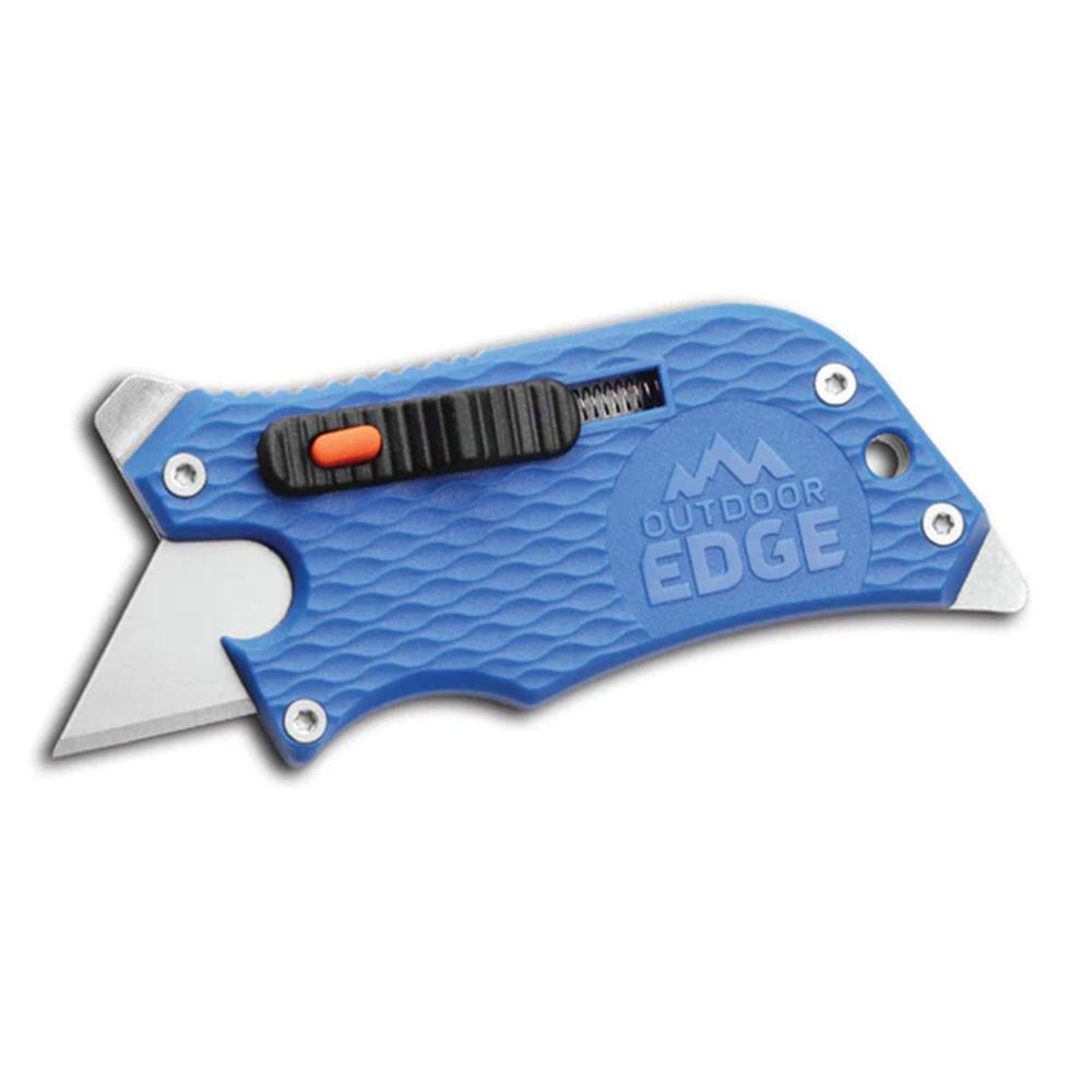 Outdoor Edge Slidewinder 4-in-1 Retracting Utility Knife Blue