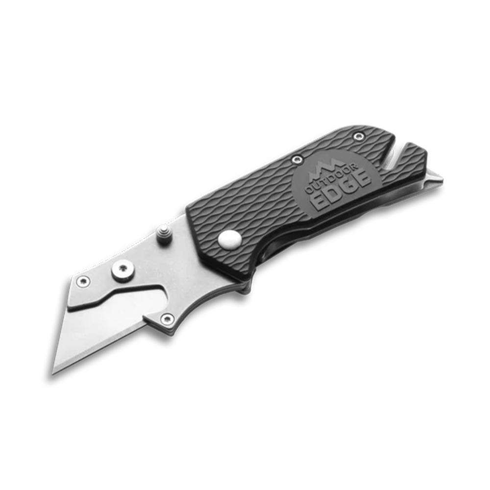 Outdoor Edge UtiliPro Folding Utility Knife & Multi Tool Black