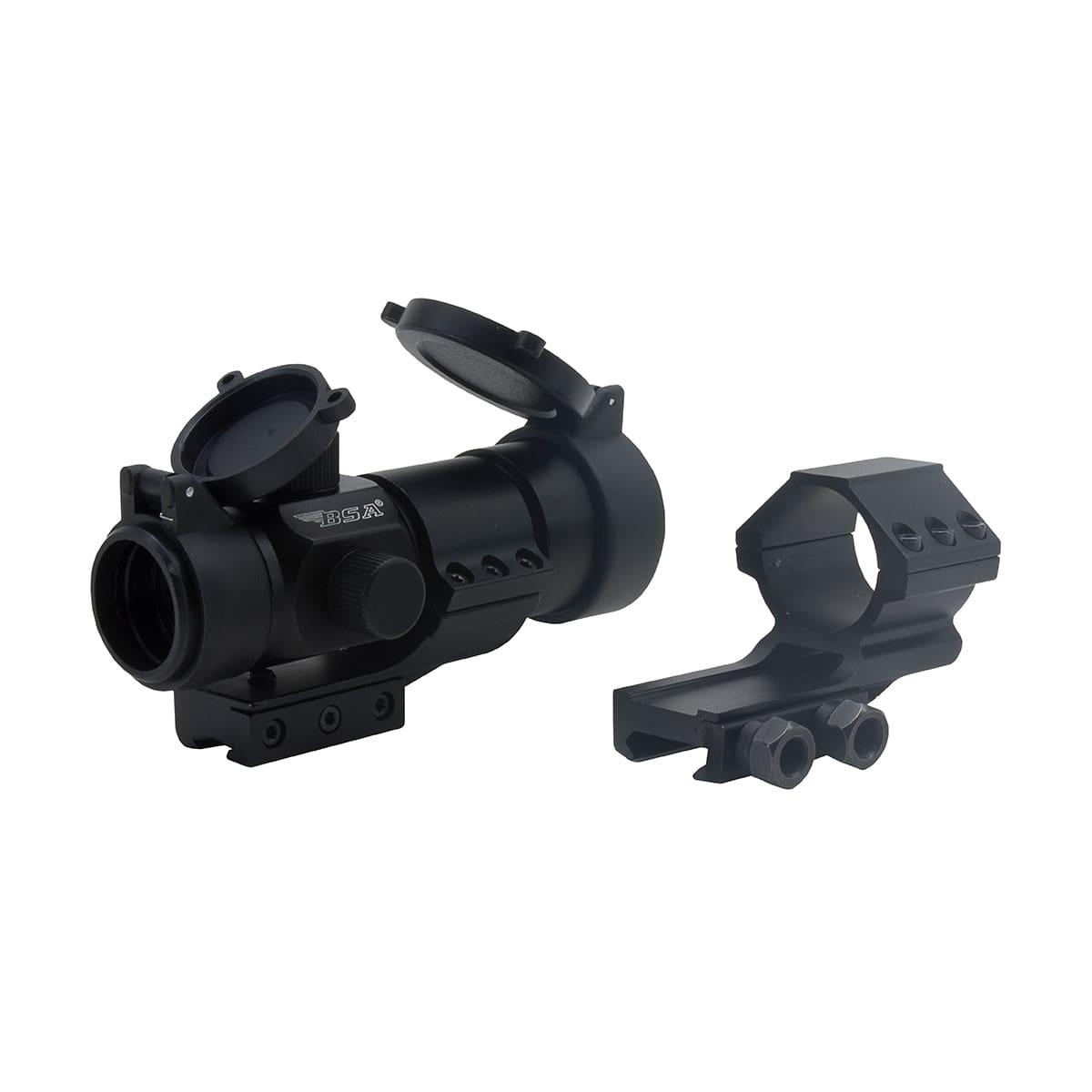 BSA 30mm Red Dot with Dovetail and Weaver Mounts