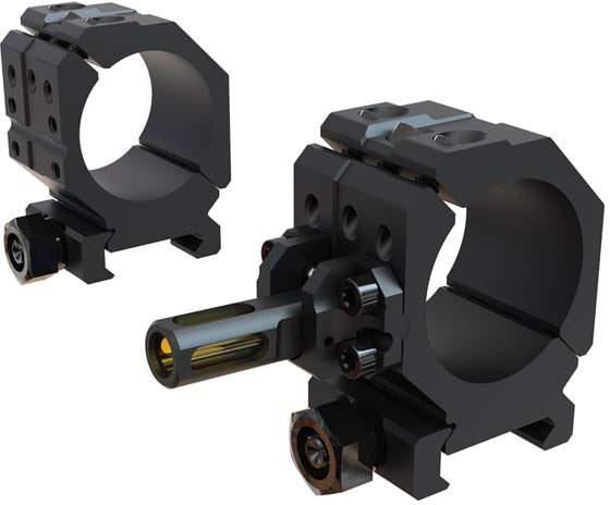 Wheeler Engineering 2-Piece Picatinny Rail Scope Rings 1" Medium