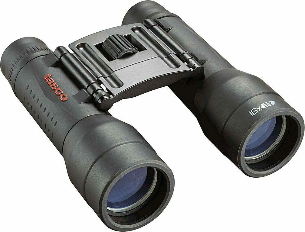 Tasco Essentials Roof Binocular 16x32mm Black MC 6L