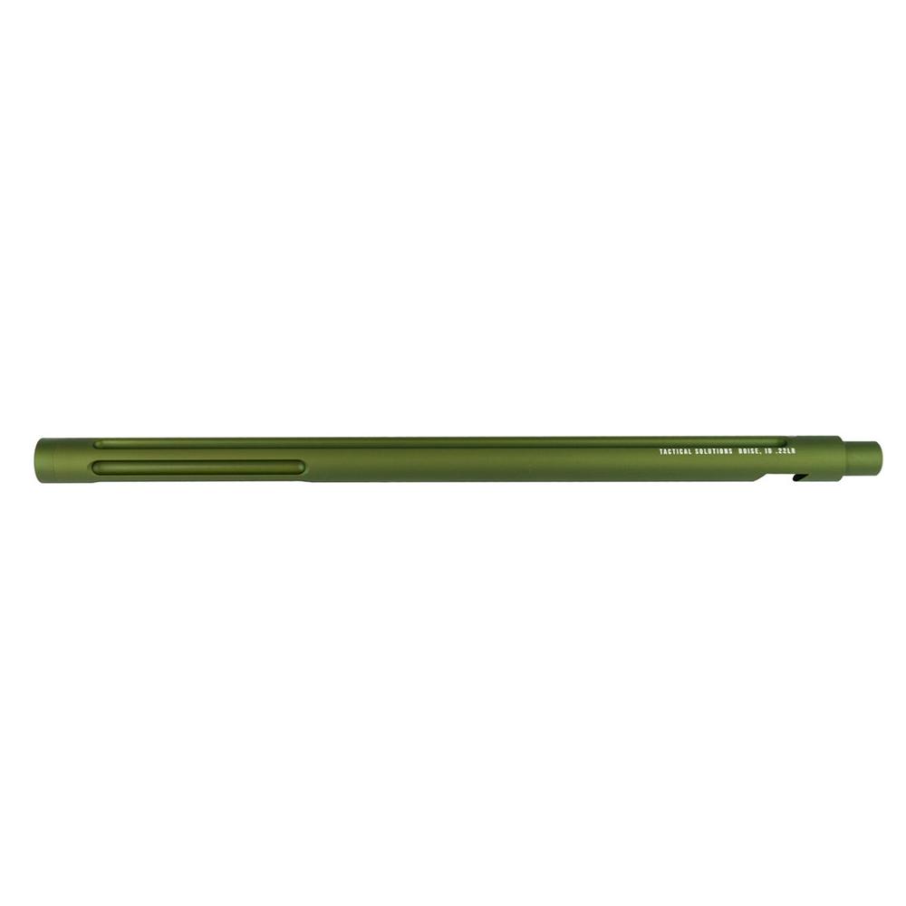 Tactical Solutions X-Ring Barrel for 10/22 Rifles 1/2x28 Threaded Matte OD Green