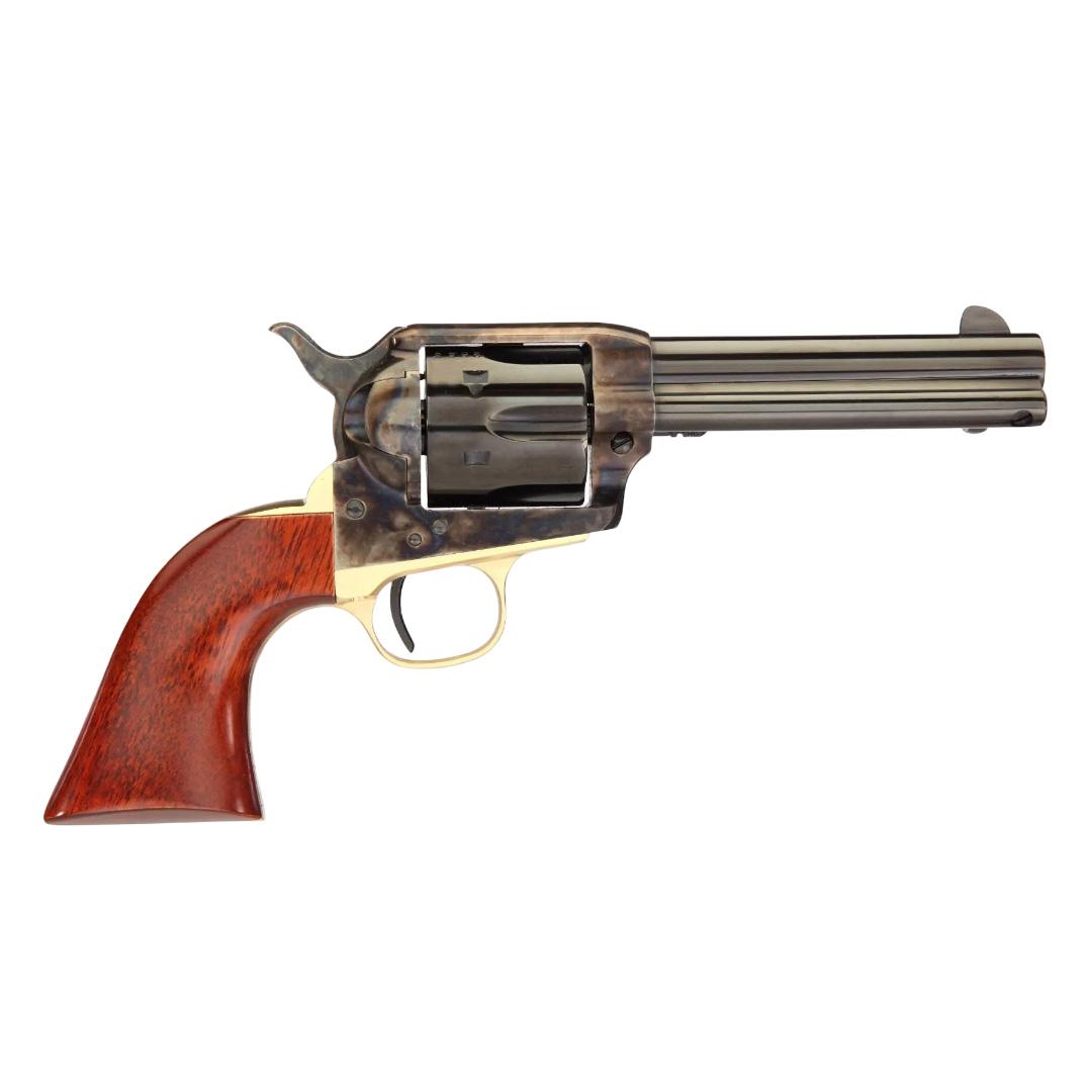 Taylors & Company Ranch Hand Handgun .357 Mag/.38 Spl 6rd Capacity 4.75" Blued Barrel Case Hardened Wood Grip