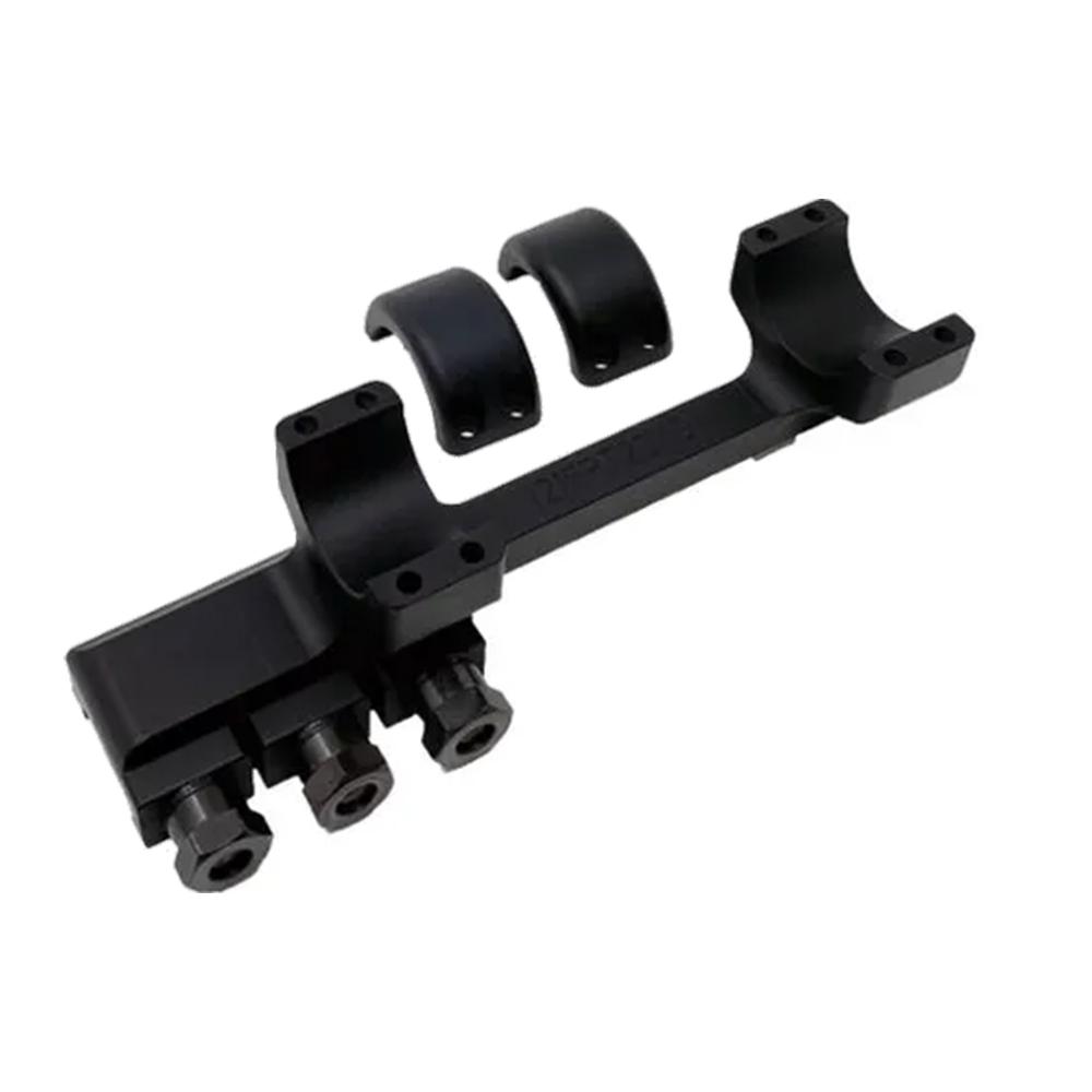 DNZ Freedom Reaper Forward Ring Picatinny Rail Mount 1" Black 1-piece