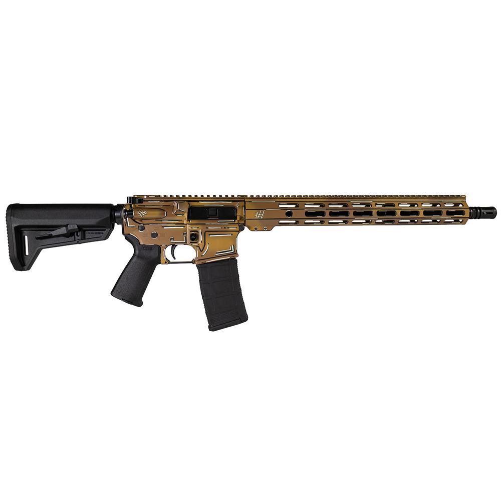 Shark Coast Tactical "Anime- FDE" Rifle 5.56mm 10rd Magazine 16" Barrel 15" M-LOK Handguard California Compliant