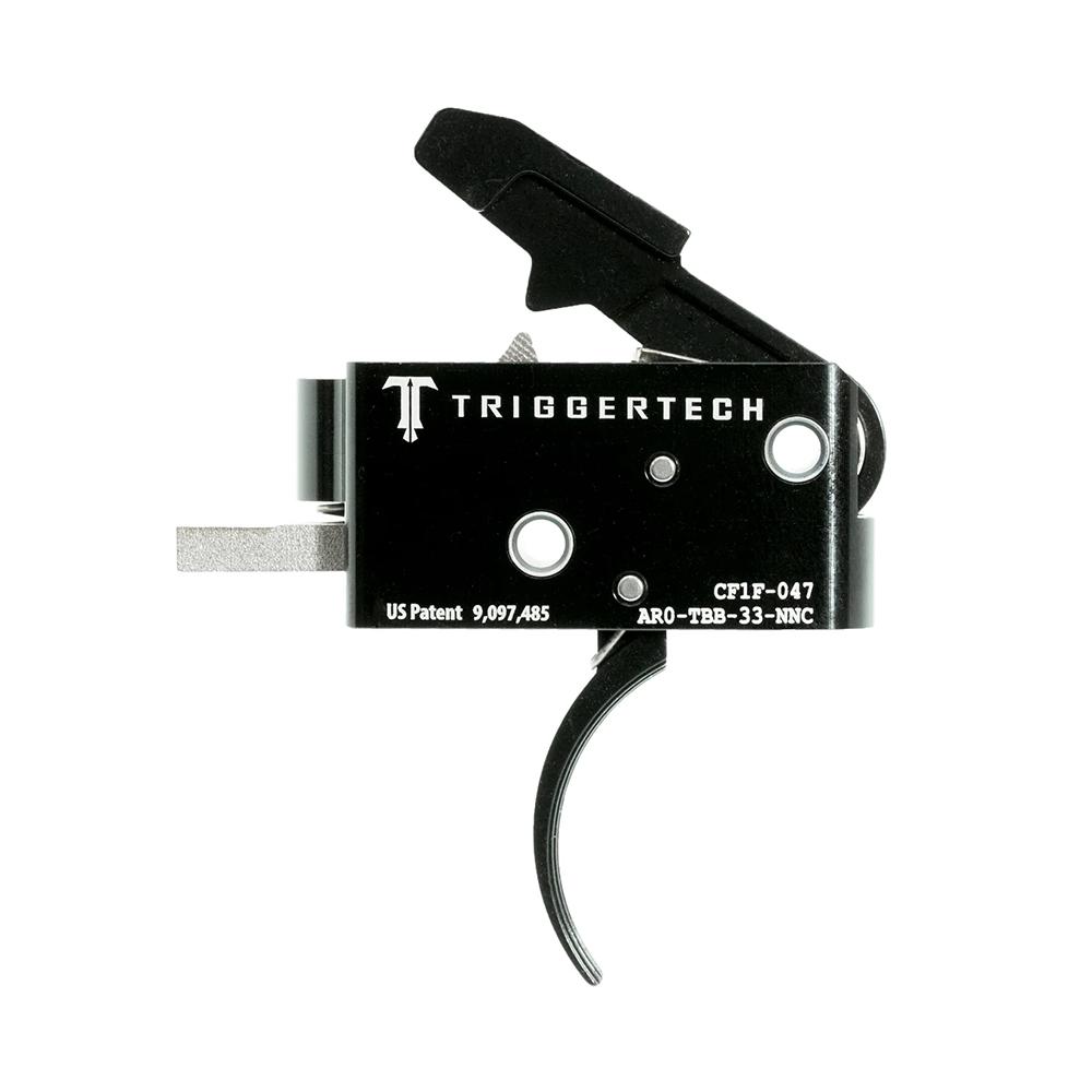TriggerTech AR-15 Competitive Two Stage Rifle Trigger 3.5 lbs Curved Black