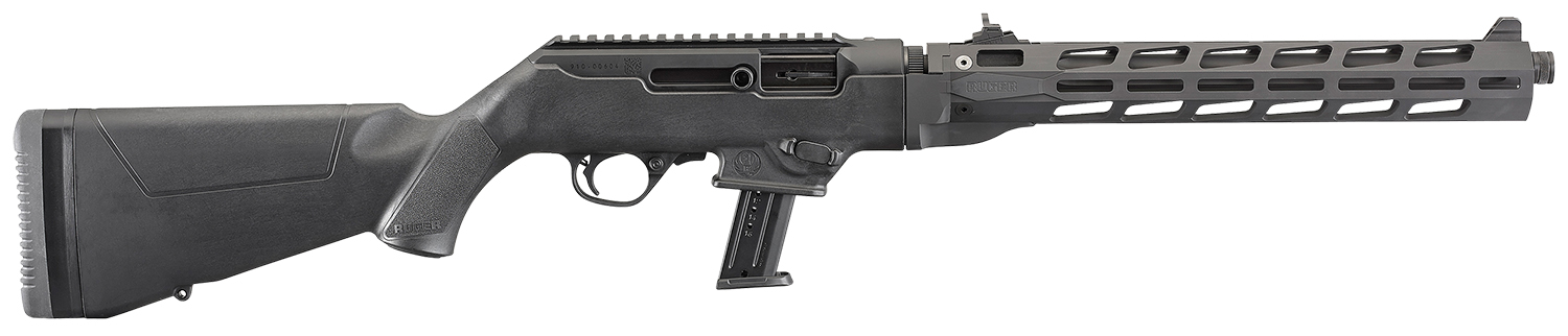 Ruger 19117 PC Carbine *CA Compliant 9mm Luger 10+1 16.12" Threaded/Fluted Barrel, Type III  Hard Coat Anodized Aluminum Alloy Receiver, Synthetic Stock, M-Lok Accessory Slots, Optics Ready