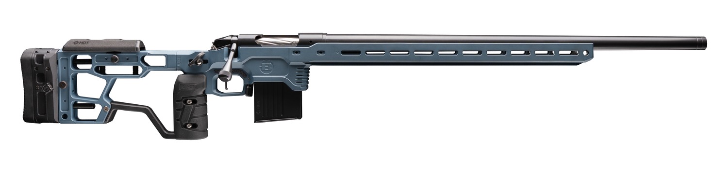 Bergara Rifles BPR35-6DSH Competition Elite 6mm Dasher 12+1 26" Black Cerakote Threaded Barrel, Blue Titanium Cerakote Stainless Steel Receiver, Arca Swiss/M-LOK Compatible Forend, Blue Titanium Cerak